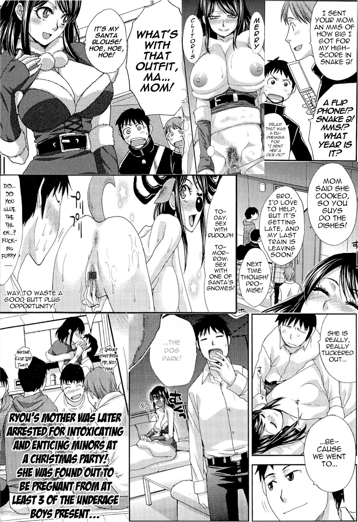 Hentai Manga Comic-Merry Christmas With Mom-Read-22